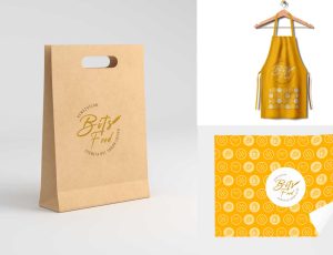 Bits Food - Creación de logo - Diseño de papelería - Diseño de Manual corporativo