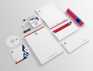A1 Traducciones: Logo y papelería comercial
